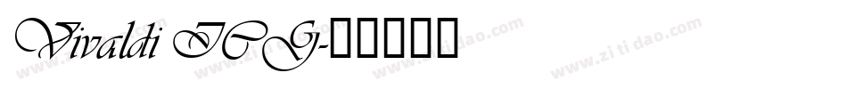 Vivaldi ICG字体转换